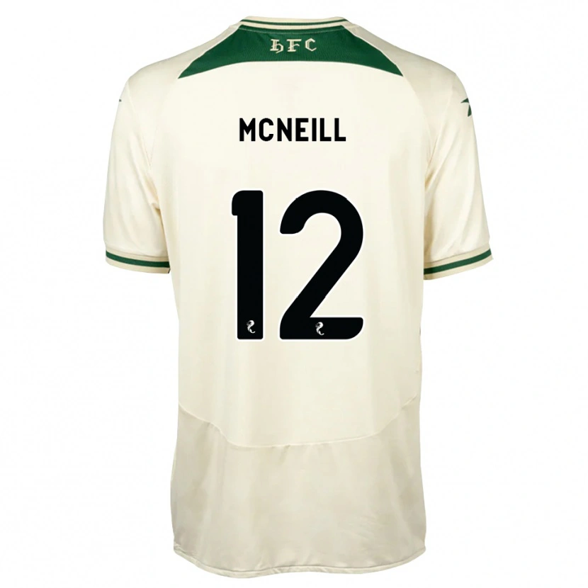 Danxen Femme Maillot Lewis Mcneill #12 Blanc Forêt Tenues Extérieur 2026/27 T-Shirt