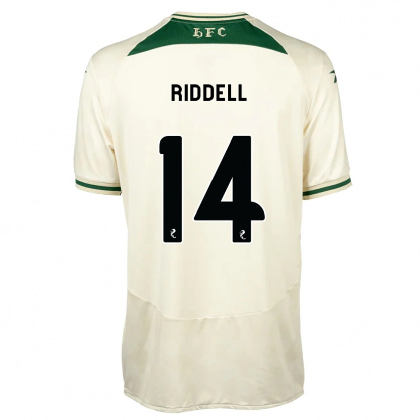 Danxen Femme Maillot Jaden Riddell #14 Blanc Forêt Tenues Extérieur 2026/27 T-Shirt
