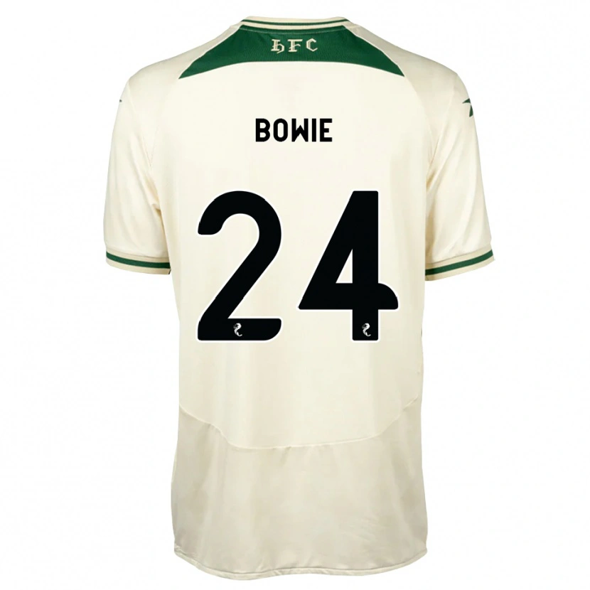 Danxen Femme Maillot Tegan Bowie #24 Blanc Forêt Tenues Extérieur 2026/27 T-Shirt