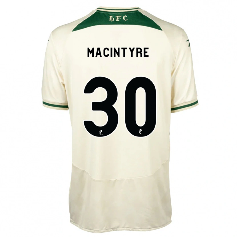 Danxen Femme Maillot Jacob Macintyre #30 Blanc Forêt Tenues Extérieur 2026/27 T-Shirt
