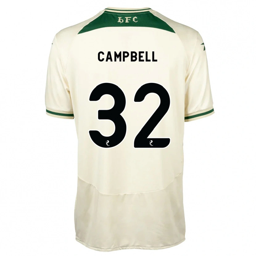 Danxen Femme Maillot Josh Campbell #32 Blanc Forêt Tenues Extérieur 2026/27 T-Shirt