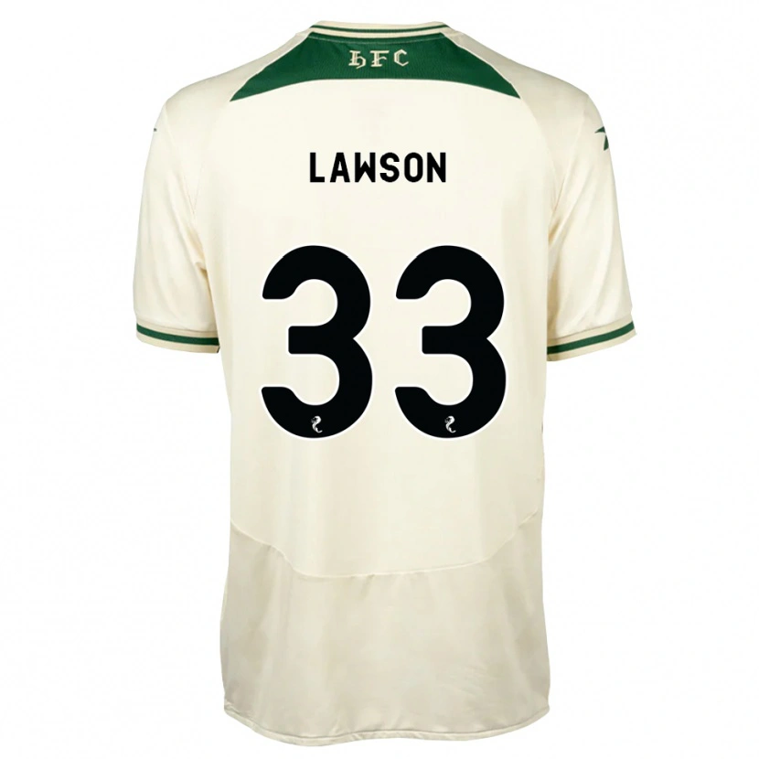 Danxen Femme Maillot Poppy Lawson #33 Blanc Forêt Tenues Extérieur 2026/27 T-Shirt