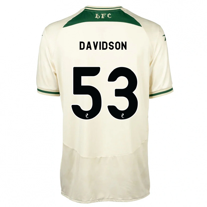 Danxen Femme Maillot Luke Davidson #53 Blanc Forêt Tenues Extérieur 2026/27 T-Shirt