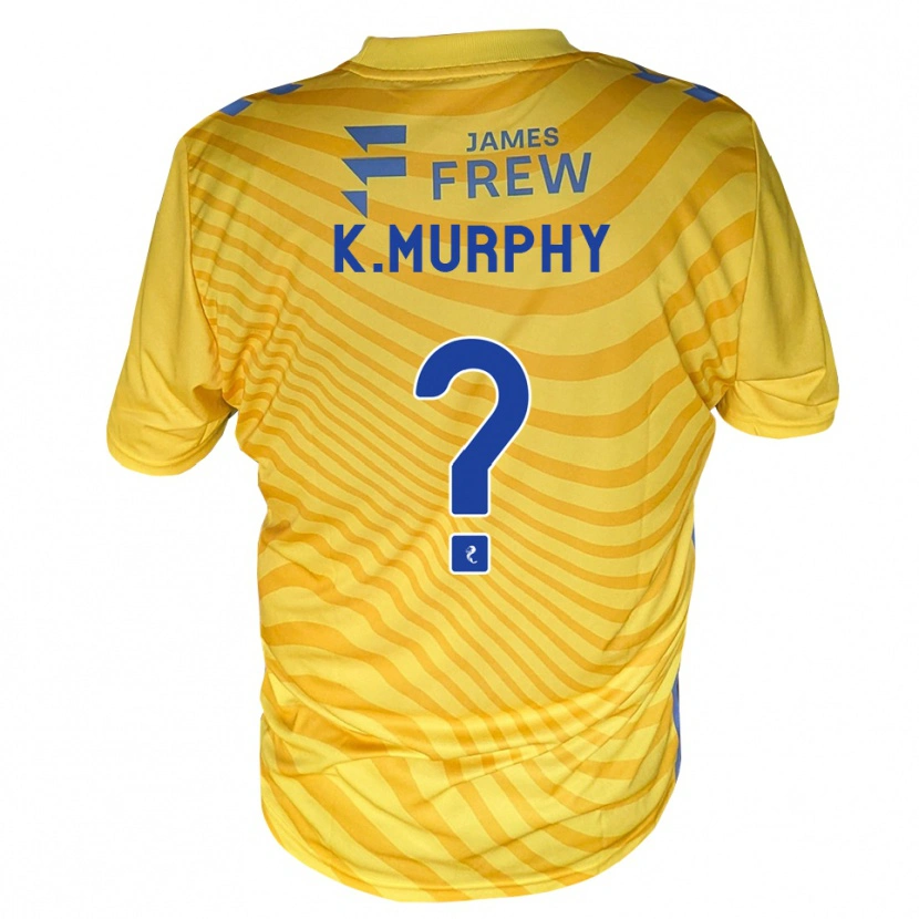 Danxen Femme Maillot Kim Murphy #0 Bleu Royal Jaune Tenues Extérieur 2026/27 T-Shirt