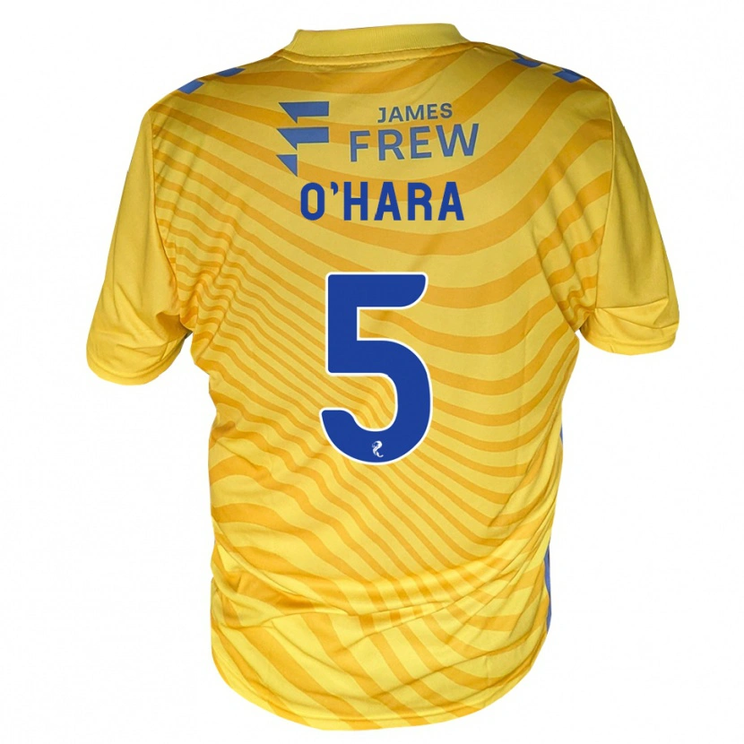 Danxen Femme Maillot Mark O'hara #5 Bleu Royal Jaune Tenues Extérieur 2026/27 T-Shirt