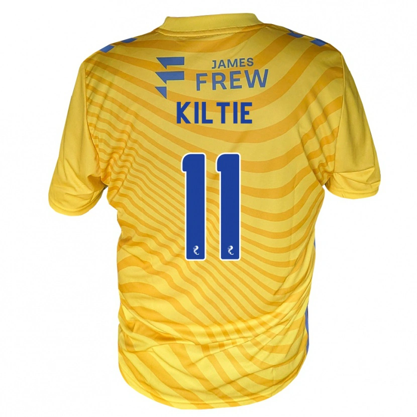 Danxen Femme Maillot Greg Kiltie #11 Bleu Royal Jaune Tenues Extérieur 2026/27 T-Shirt