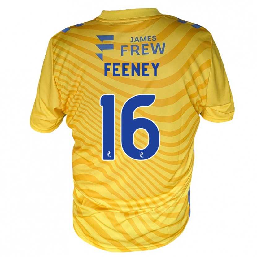 Danxen Femme Maillot Guy Feeney #16 Bleu Royal Jaune Tenues Extérieur 2026/27 T-Shirt