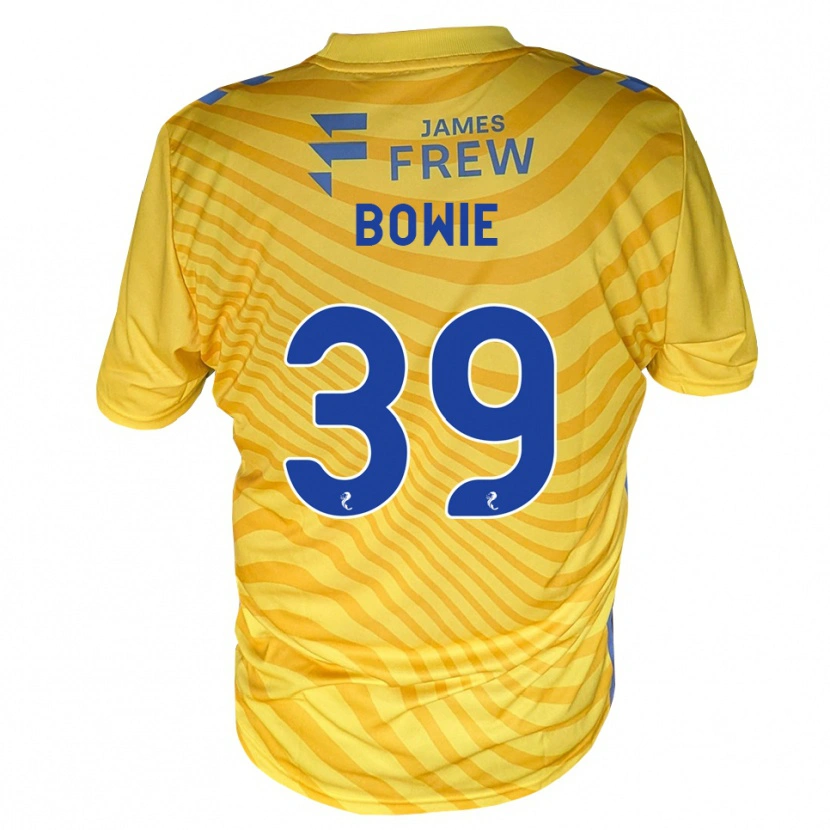 Danxen Femme Maillot Euan Bowie #39 Bleu Royal Jaune Tenues Extérieur 2026/27 T-Shirt