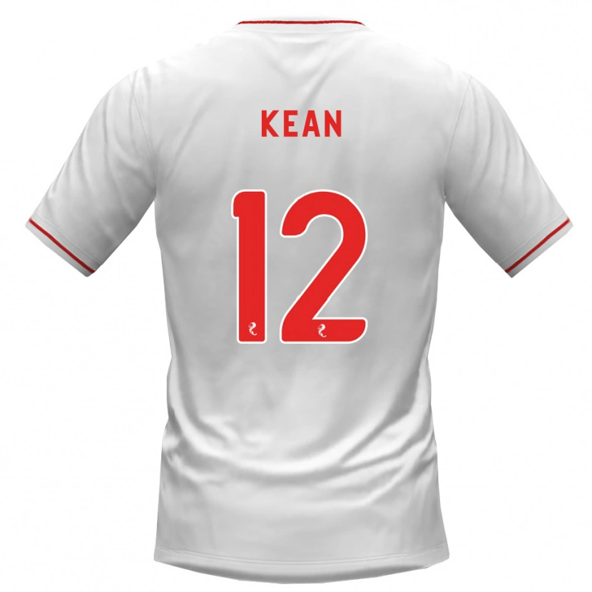 Danxen Femme Maillot Chloe Kean #12 Blanc Rouge Tenues Extérieur 2026/27 T-Shirt