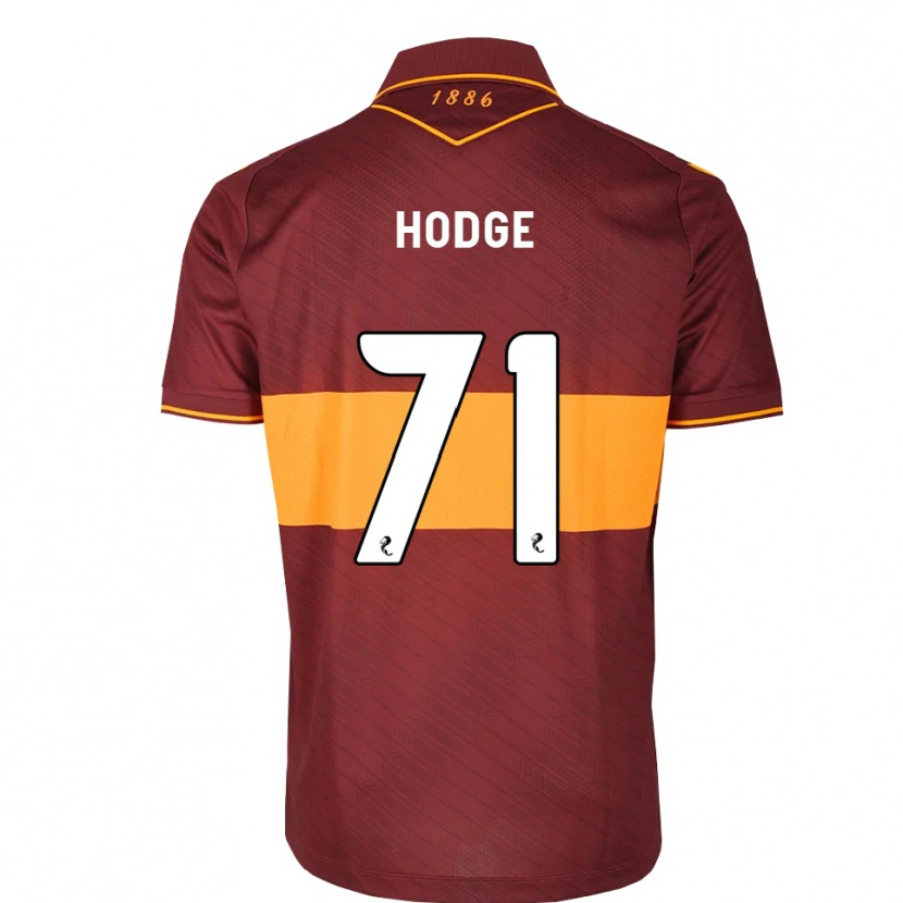 Danxen Femme Maillot Joe Hodge #71 Orange Marron Tenues Extérieur 2026/27 T-Shirt