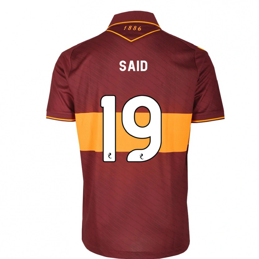 Danxen Femme Maillot Ibrahim Said #19 Orange Marron Tenues Extérieur 2026/27 T-Shirt