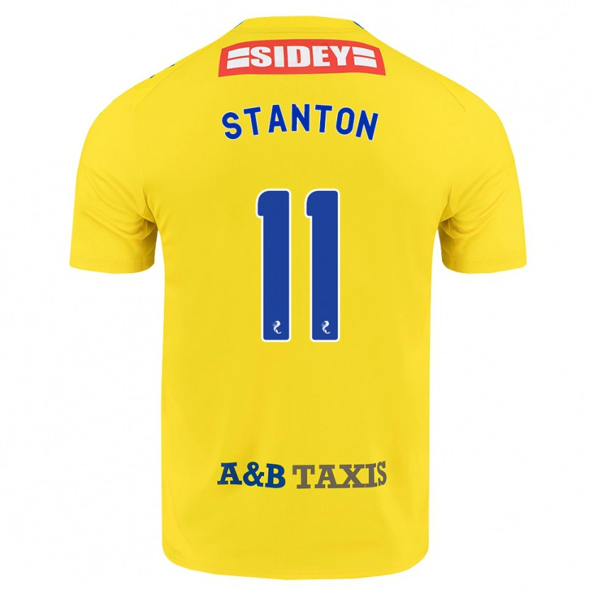Danxen Femme Maillot Sam Stanton #11 Jaune Bleu Noir Tenues Extérieur 2026/27 T-Shirt