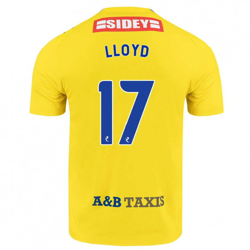 Danxen Femme Maillot Louis Lloyd #17 Jaune Bleu Noir Tenues Extérieur 2026/27 T-Shirt