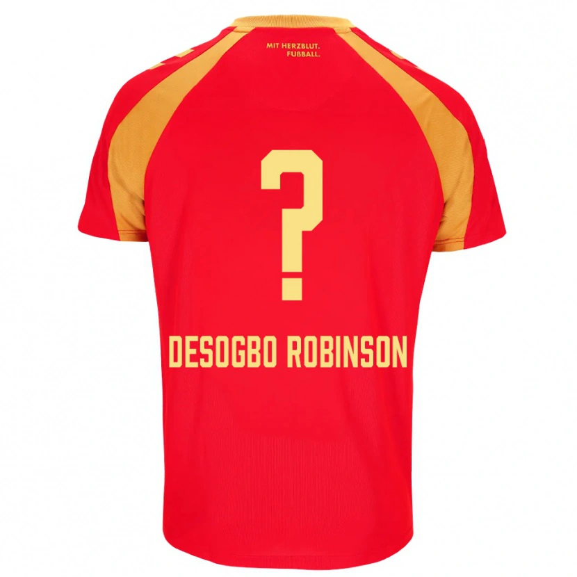 Danxen Femme Maillot Jermaine Desogbo Robinson #0 Rouge Orange Noir Tenues Extérieur 2026/27 T-Shirt