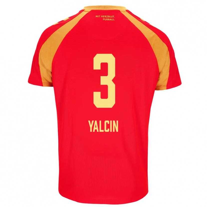 Danxen Femme Maillot Kerem Yalcin #3 Rouge Orange Noir Tenues Extérieur 2026/27 T-Shirt