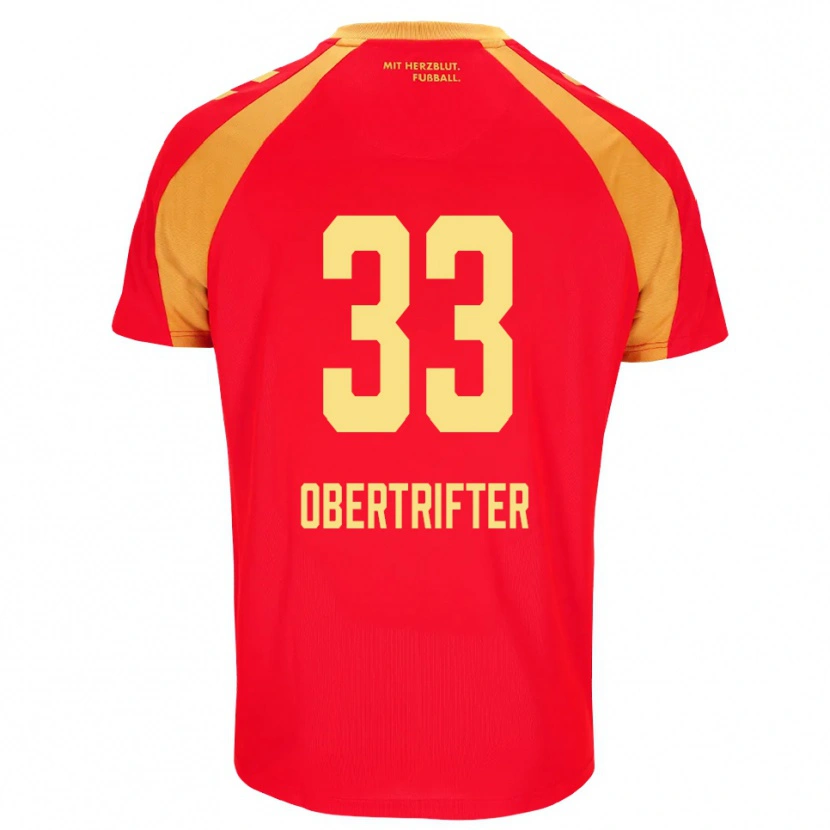 Danxen Femme Maillot Ben Obertrifter #33 Rouge Orange Noir Tenues Extérieur 2026/27 T-Shirt