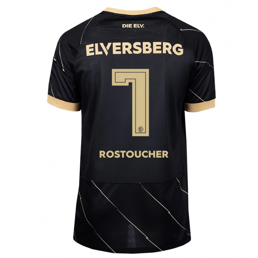 Danxen Femme Maillot Dorian Rostoucher #7 Noir Marron Tenues Extérieur 2026/27 T-Shirt
