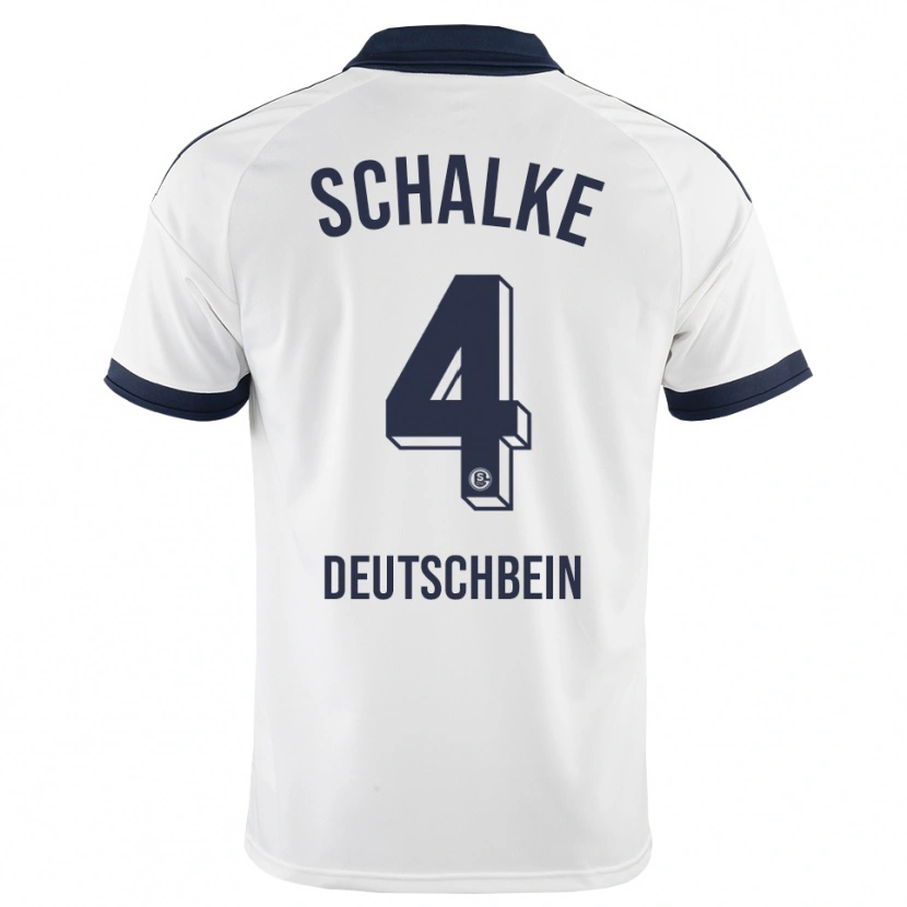 Danxen Femme Maillot Lasse Deutschbein #4 Noir Blanc Tenues Extérieur 2026/27 T-Shirt