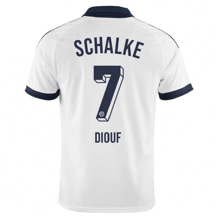 Danxen Femme Maillot Salif Diouf #7 Noir Blanc Tenues Extérieur 2026/27 T-Shirt