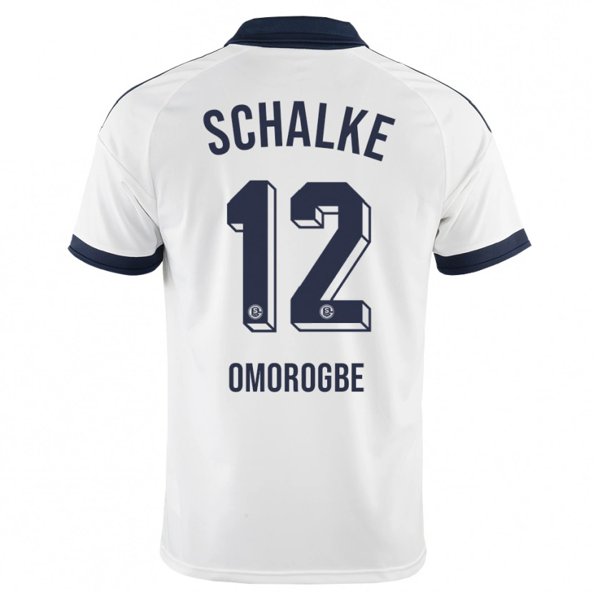 Danxen Femme Maillot Michael Omorogbe #12 Noir Blanc Tenues Extérieur 2026/27 T-Shirt