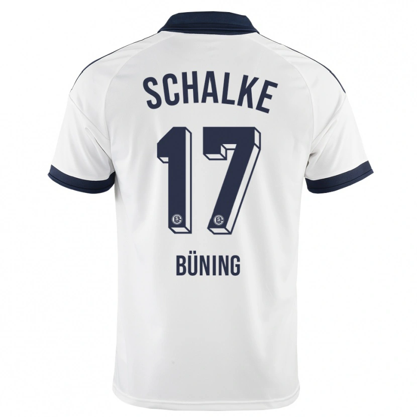 Danxen Femme Maillot Michelle Büning #17 Noir Blanc Tenues Extérieur 2026/27 T-Shirt