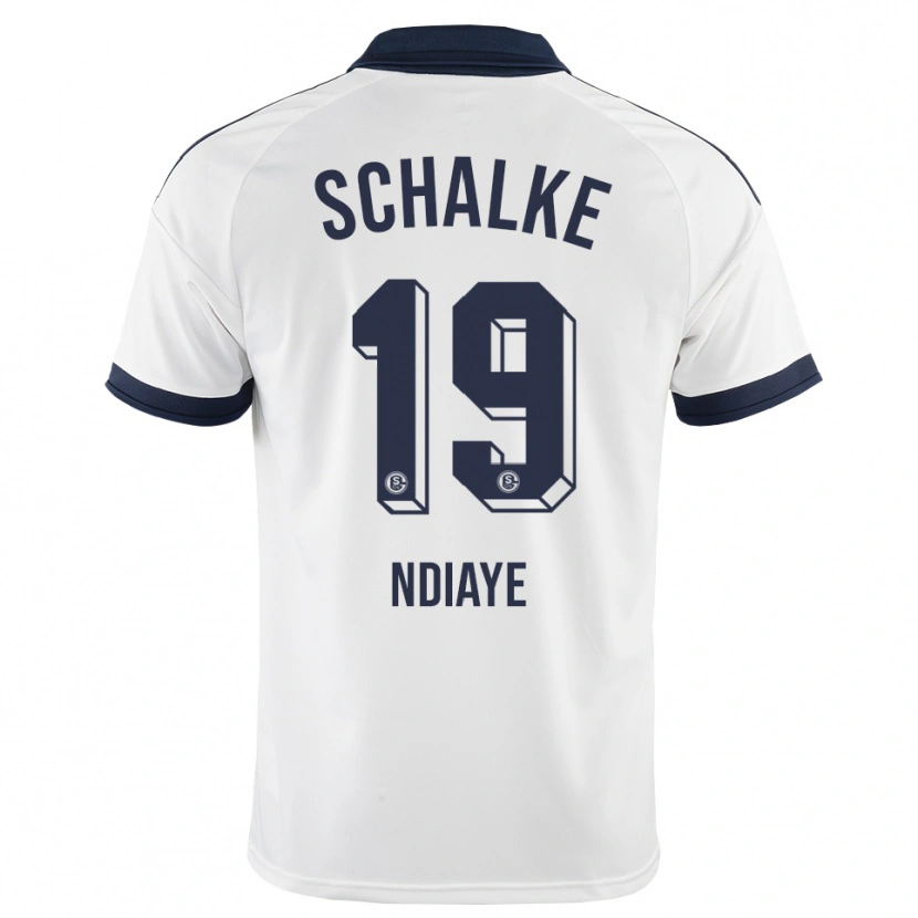 Danxen Femme Maillot Jean-Paul Ndiaye #19 Noir Blanc Tenues Extérieur 2026/27 T-Shirt