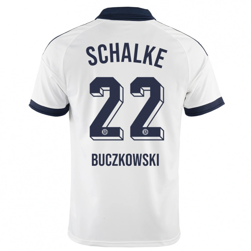 Danxen Femme Maillot Philip Buczkowski #22 Noir Blanc Tenues Extérieur 2026/27 T-Shirt