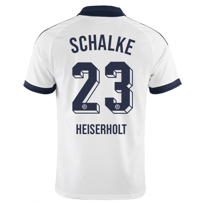 Danxen Femme Maillot Finn Heiserholt #23 Noir Blanc Tenues Extérieur 2026/27 T-Shirt