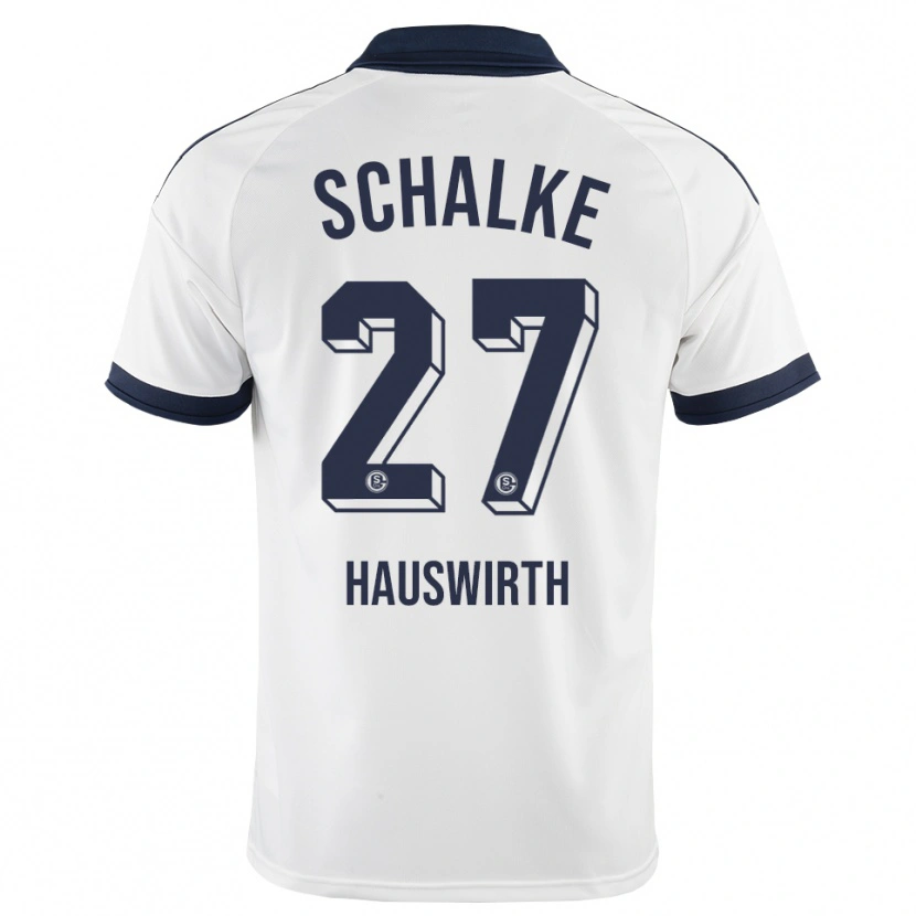Danxen Femme Maillot Max Hauswirth #27 Noir Blanc Tenues Extérieur 2026/27 T-Shirt