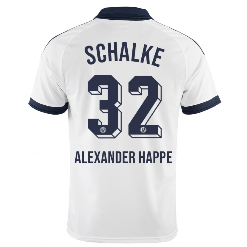 Danxen Femme Maillot Luca Alexander Happe #32 Noir Blanc Tenues Extérieur 2026/27 T-Shirt