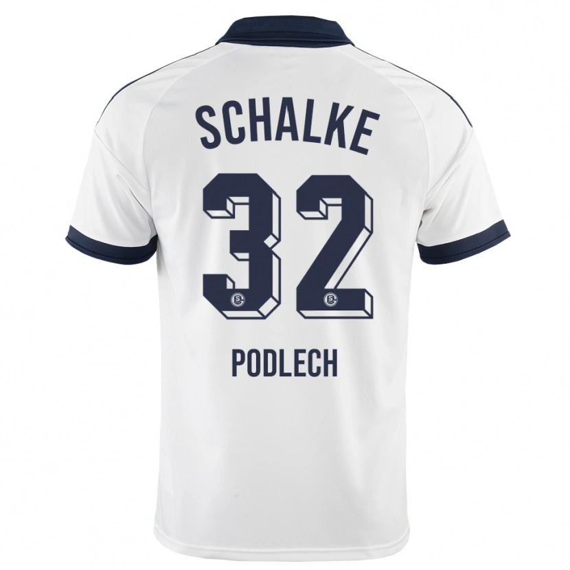 Danxen Femme Maillot Luca Podlech #32 Noir Blanc Tenues Extérieur 2026/27 T-Shirt