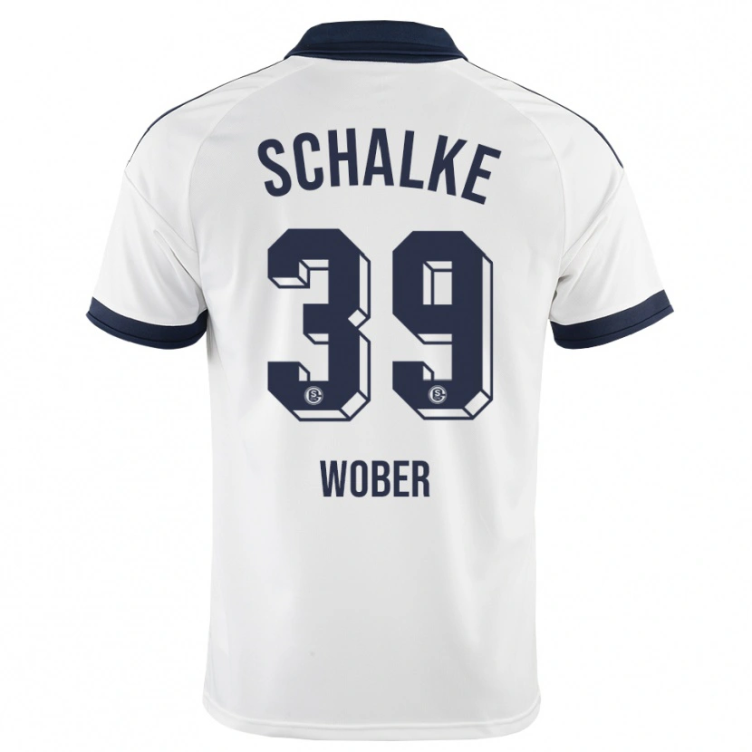 Danxen Femme Maillot Maximilian Wöber #39 Noir Blanc Tenues Extérieur 2026/27 T-Shirt
