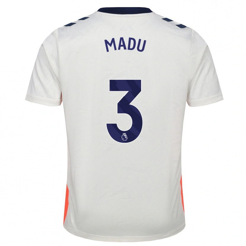 Danxen Femme Maillot Victor Madu #3 Blanc Orange Bleu Royal Tenues Extérieur 2026/27 T-Shirt