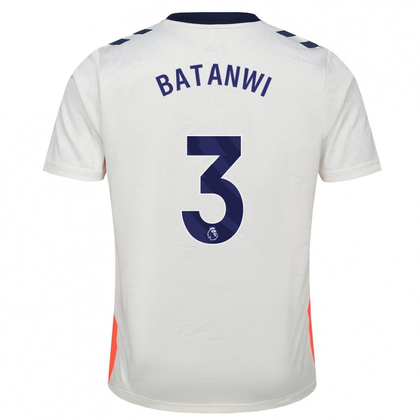 Danxen Femme Maillot Tristen Batanwi #3 Blanc Orange Bleu Royal Tenues Extérieur 2026/27 T-Shirt
