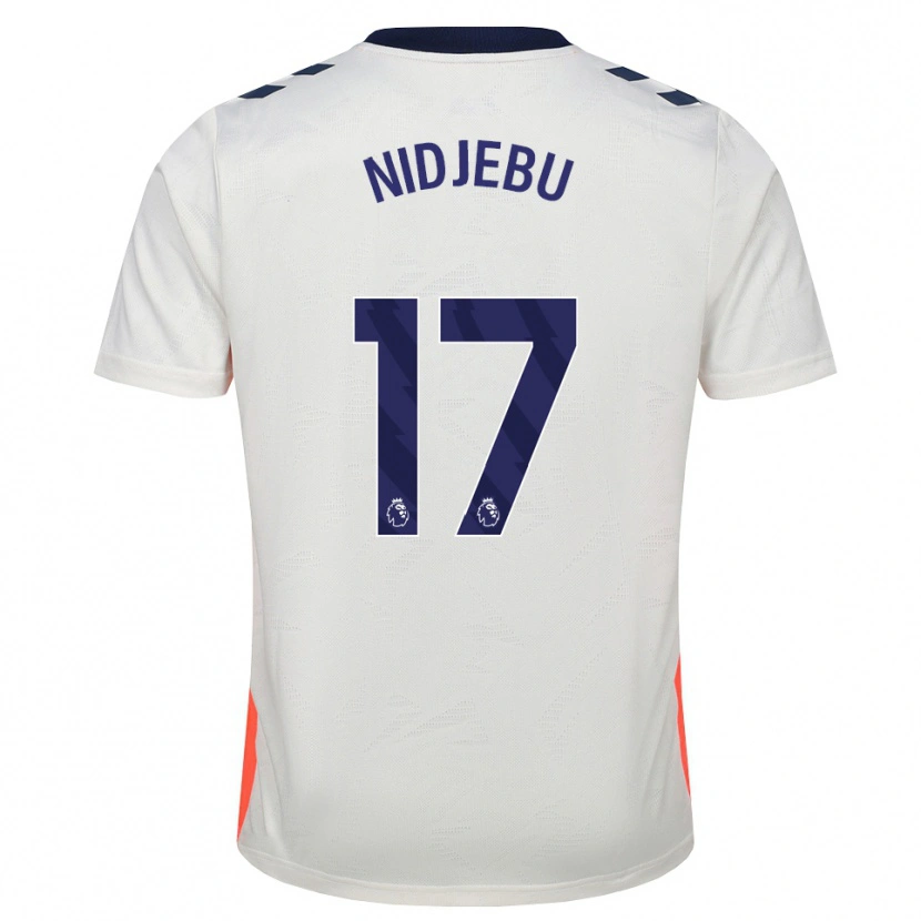 Danxen Femme Maillot Success Nidjebu #17 Blanc Orange Bleu Royal Tenues Extérieur 2026/27 T-Shirt