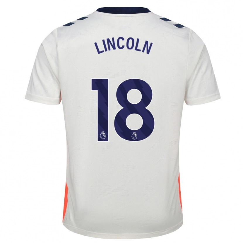 Danxen Femme Maillot Khavarni Lincoln #18 Blanc Orange Bleu Royal Tenues Extérieur 2026/27 T-Shirt