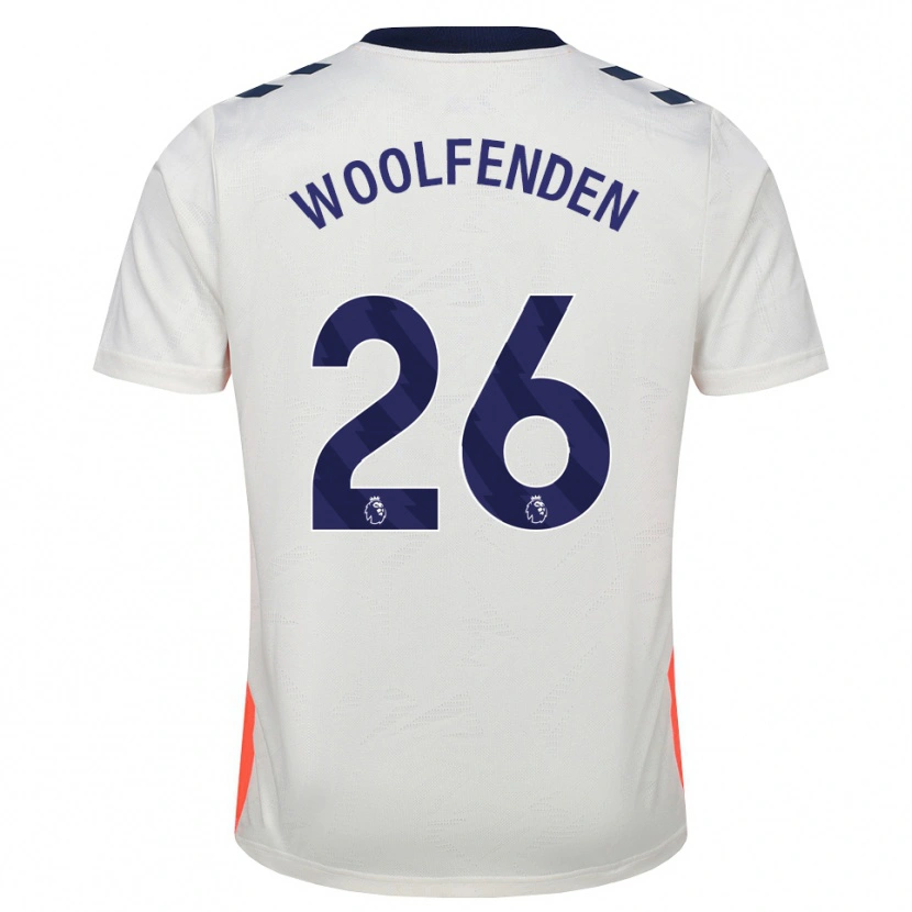 Danxen Femme Maillot Luke Woolfenden #26 Blanc Orange Bleu Royal Tenues Extérieur 2026/27 T-Shirt