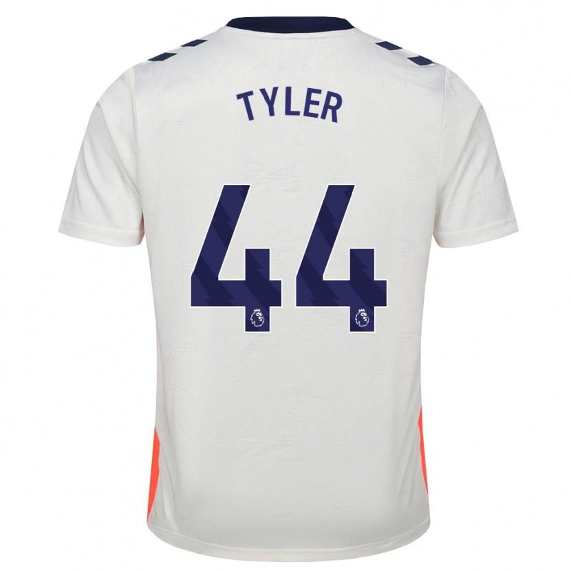Danxen Femme Maillot Cian Tyler #44 Blanc Orange Bleu Royal Tenues Extérieur 2026/27 T-Shirt