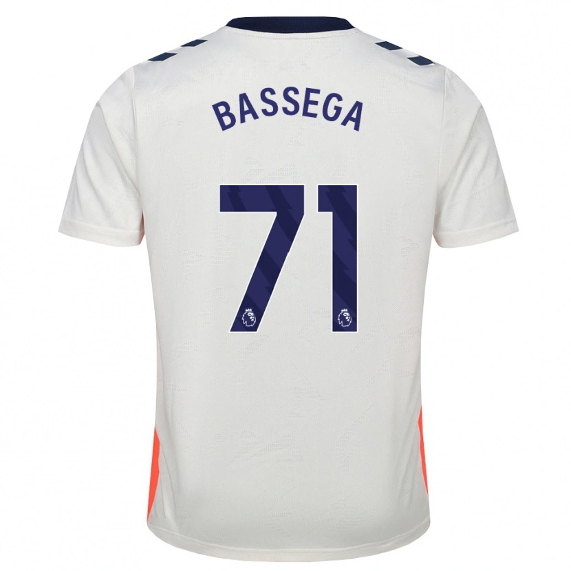 Danxen Femme Maillot Nsemi Bassega #71 Blanc Orange Bleu Royal Tenues Extérieur 2026/27 T-Shirt