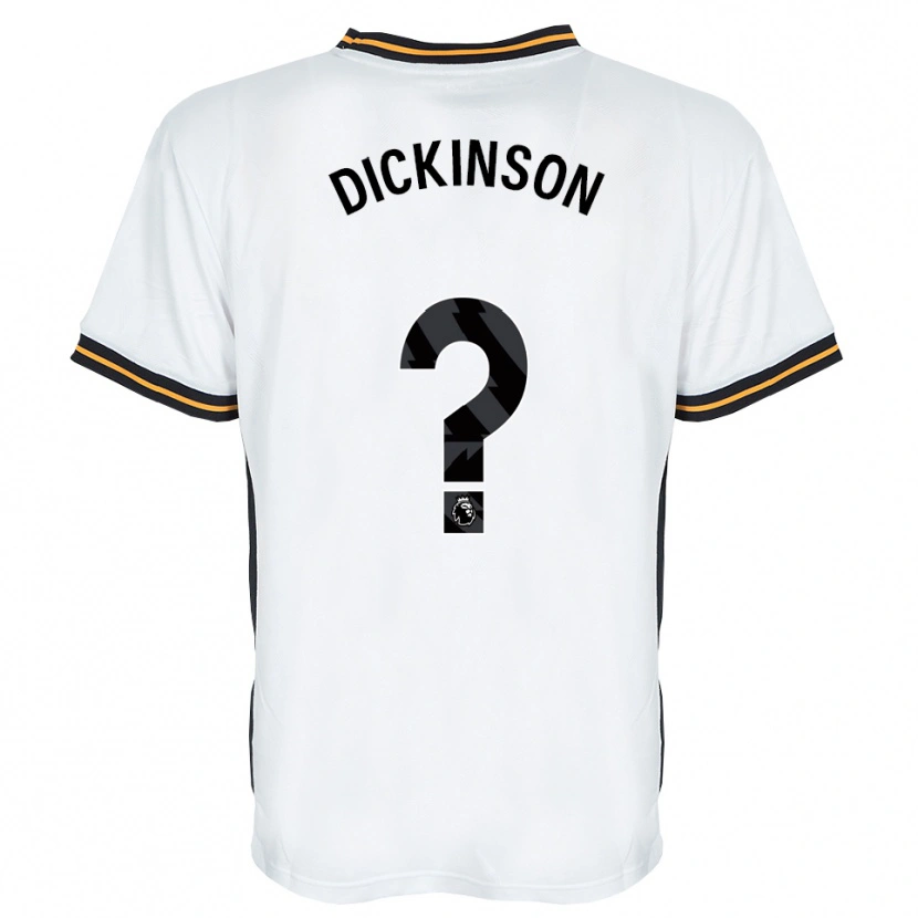 Danxen Femme Maillot George Dickinson #0 Blanc Orange Noir Tenues Extérieur 2026/27 T-Shirt