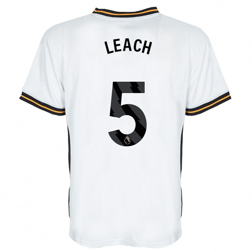 Danxen Femme Maillot Charlie Leach #5 Blanc Orange Noir Tenues Extérieur 2026/27 T-Shirt