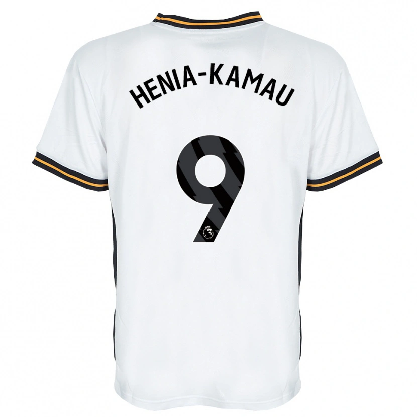 Danxen Femme Maillot Sammy Henia-Kamau #9 Blanc Orange Noir Tenues Extérieur 2026/27 T-Shirt