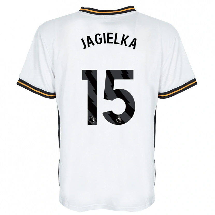 Danxen Femme Maillot Zac Jagielka #15 Blanc Orange Noir Tenues Extérieur 2026/27 T-Shirt