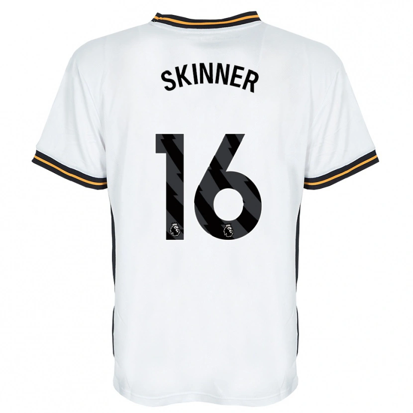 Danxen Femme Maillot Harley Skinner #16 Blanc Orange Noir Tenues Extérieur 2026/27 T-Shirt