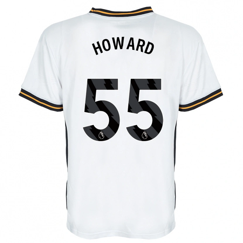 Danxen Femme Maillot Archie Howard #55 Blanc Orange Noir Tenues Extérieur 2026/27 T-Shirt