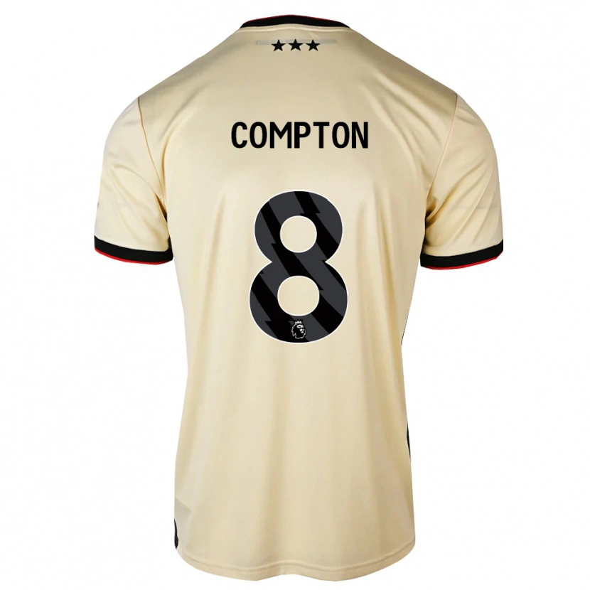 Danxen Femme Maillot Charlie Compton #8 Chiffon De Citron Noir Rouge Tenues Extérieur 2026/27 T-Shirt
