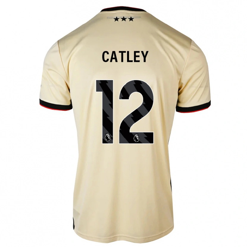 Danxen Femme Maillot Jack Catley #12 Chiffon De Citron Noir Rouge Tenues Extérieur 2026/27 T-Shirt
