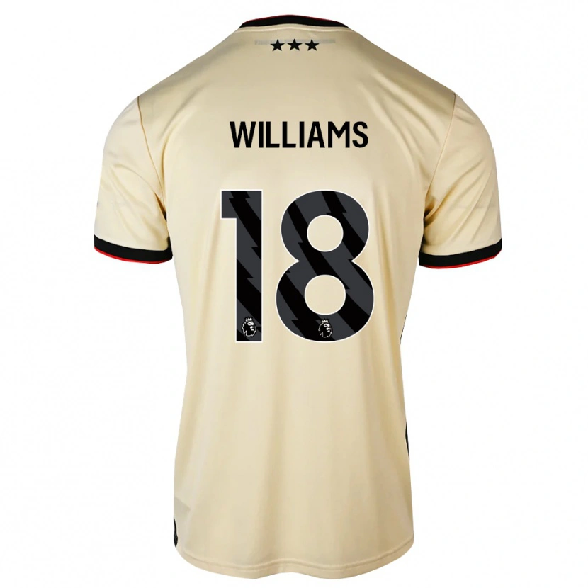 Danxen Femme Maillot Brandon Williams #18 Chiffon De Citron Noir Rouge Tenues Extérieur 2026/27 T-Shirt