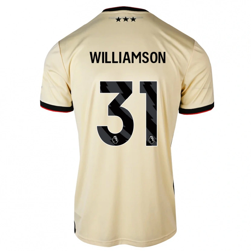 Danxen Femme Maillot Woody Williamson #31 Chiffon De Citron Noir Rouge Tenues Extérieur 2026/27 T-Shirt