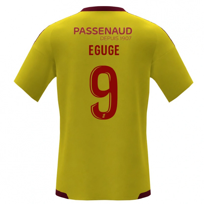 Danxen Femme Maillot Benny Eguge #9 Jaune Rouge Vert Tenues Extérieur 2026/27 T-Shirt